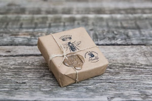 Mézes Elíxir szappan szelet díszcsomagolással