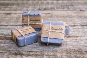 Levendula szappan kis kockák